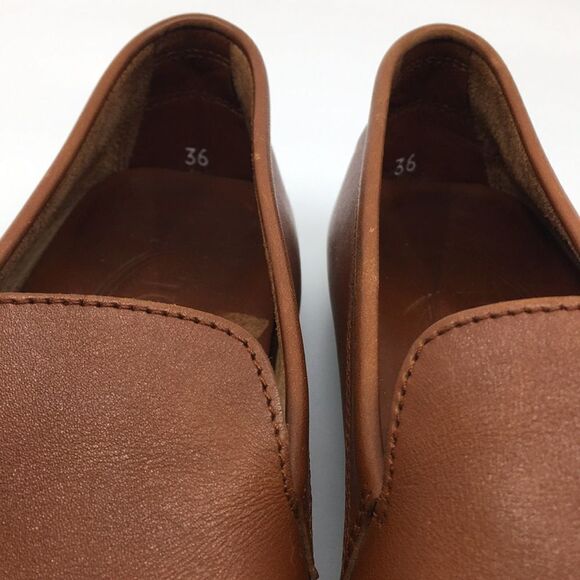 Tod’s Brown Leather Driving Mocassin Driving Loafers Sz EU 36 US 6. *Flawed* - Picture 6 of 17